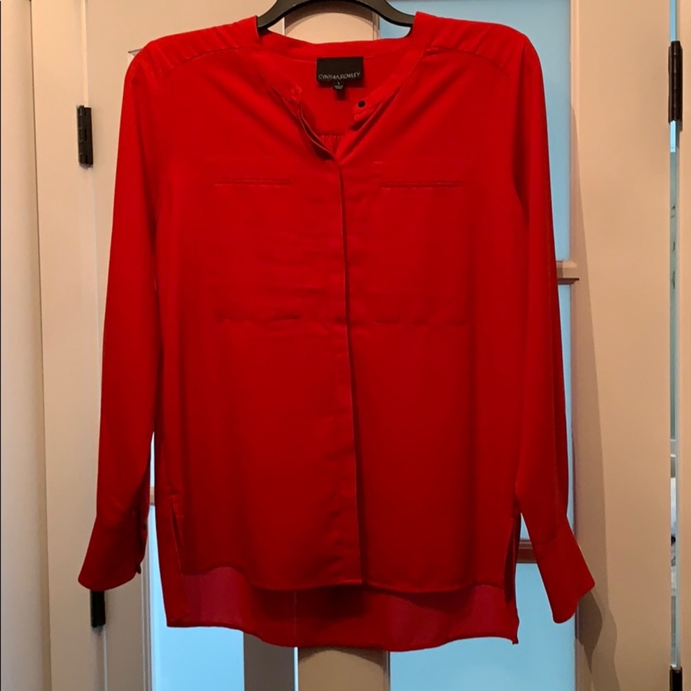 Red blouse